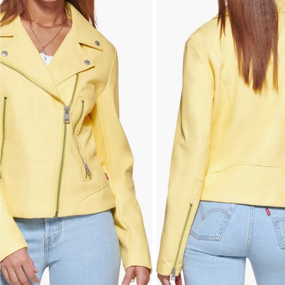 Jacket is XXL, will fit perfectly if you are a size 16 or smaller .